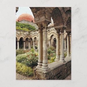Italien, Sicilien, Palermo. Kvävarna överlever som Vykort