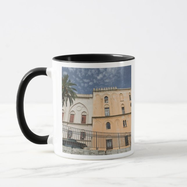 Italien, Sicilien, Palermo, Palazzo dei Normanni Mugg (Vänster)