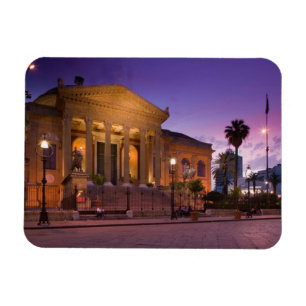 Italien, Sicilien, Palermo, Teatro Massimo Opera Magnet