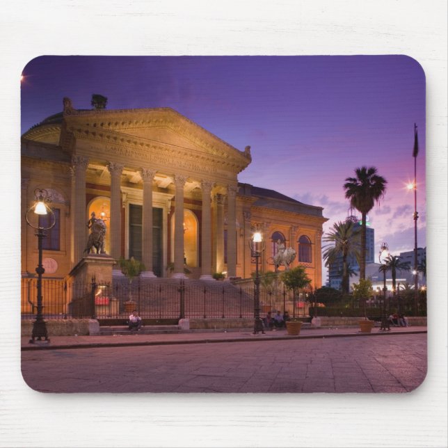 Italien, Sicilien, Palermo, Teatro Massimo Opera Musmatta (Framsidan)