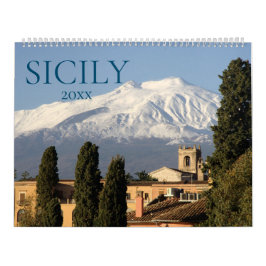 Italien Sicilien Sicilia Aesthetic Wall Calendar Kalender