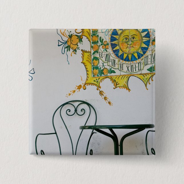 ITALIEN, Sicilien, TAORMINA: Bam, Bar Café detalj Knapp (Framsida)