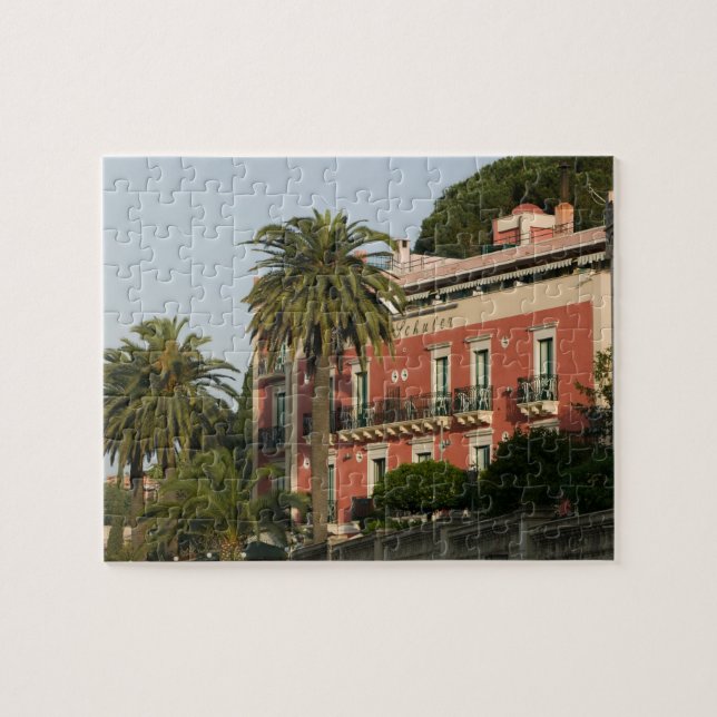 ITALIEN, Sicilien, TAORMINA: Hotel Schuler Pussel (Horisontell)