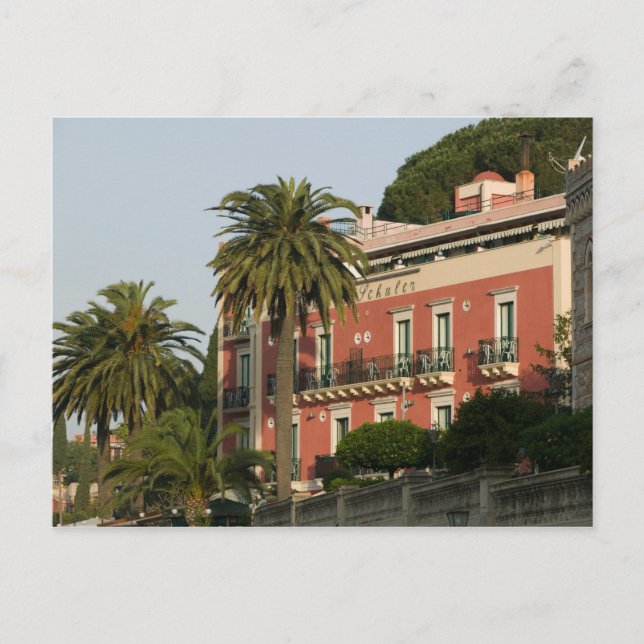 ITALIEN, Sicilien, TAORMINA: Hotell Schuler Vykort (Framsida)