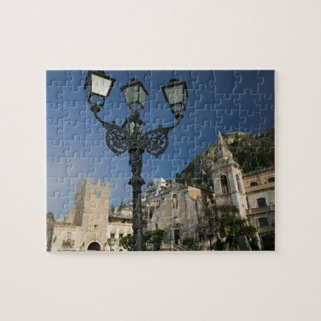 ITALIEN, Sicilien, TAORMINA: Piazza iX Aprile, San Pussel (Horisontell)