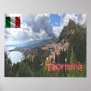Italien - Sicilien - Taormina - Poster