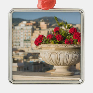 Italien, Sicilien, Termini Imerese, Utsikt & Blomm Julgransprydnad Metall
