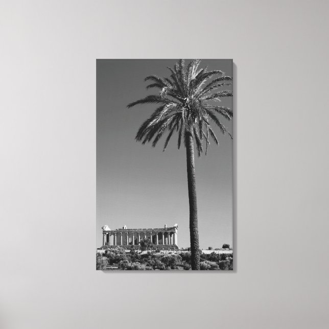 Italien, Sicily, Agrigento, La Valle dei Templi, 3 Canvastryck (Framsida)