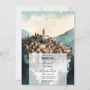 Italien Sjö Como Destination Möhippa Inbjudningar