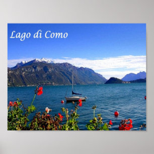 Italien - Sjö Como - Poster
