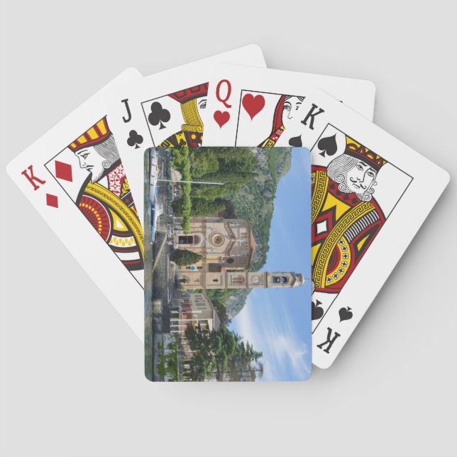 Italien Sjö Como , vacker Tremezzo Casinokort (Baksidan)