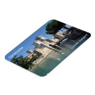 Italien - Sjö Garda - Sirmione - Castello Scalige Magnet