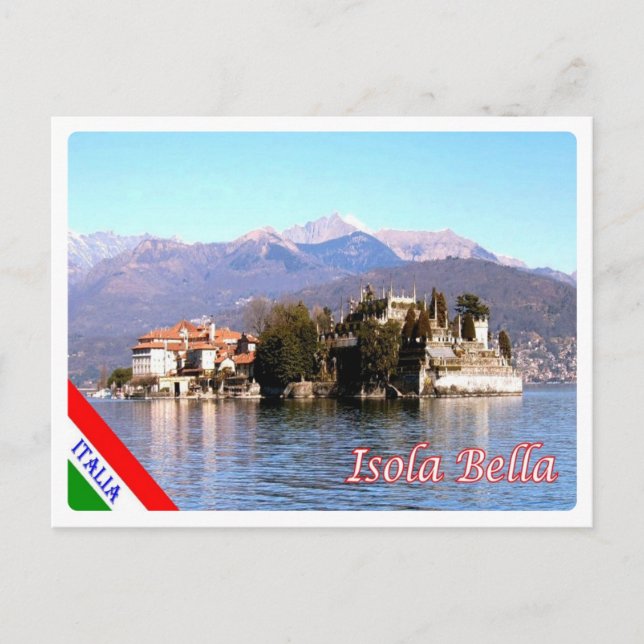 Italien - Sjö Maggiore - Isola Bella - Vykort (Framsida)