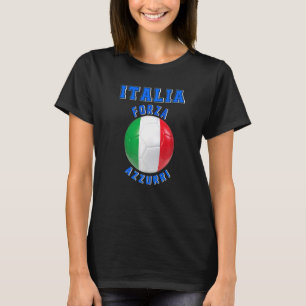 Italien Slogan för fläkt i det italienska fotbolls T Shirt