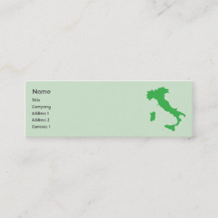 Italien - smala mini visitkort