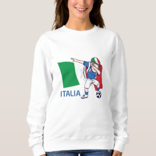 Italien Soccer Fläkt Kid dabbing schoolboy T Shirt