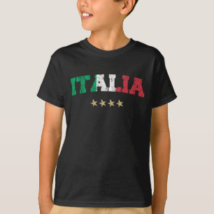 Italien Soccer Shirt Football Fläkt Italienska Fla T Shirt