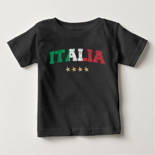Italien Soccer Shirt Football Fläkt Italienska Fla T Shirt