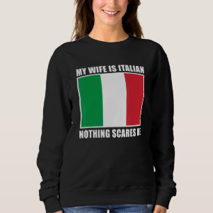Italien som gift min fru är italienskt inget Skräm T Shirt