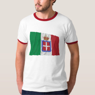 Italien som vinkar flagga (1861-1946) tröja