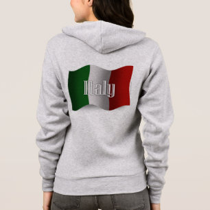 Italien som vinkar flagga t-shirt