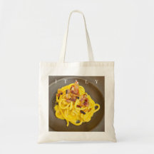 Italien spaghetti carbonara tobag