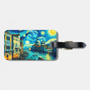 Italien Starry Night Venice Bagagebricka