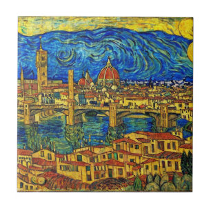 Italien Starry Starry Night Florence Kakelplatta
