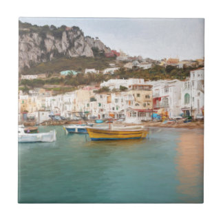 Italien stor Marina, Capri Kakelplatta