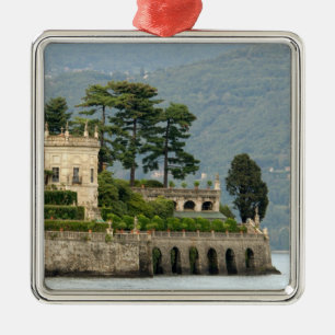 Italien, Stresa, Lago Maggiore, Isola Bella 2 Julgransprydnad Metall