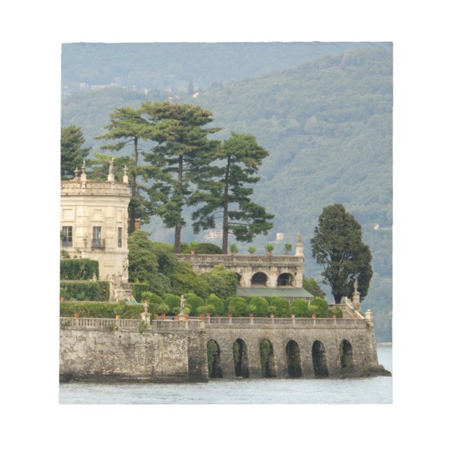 Italien, Stresa, Sjö Maggiore, Isola Bella 2 Anteckningsblock (Framsida)