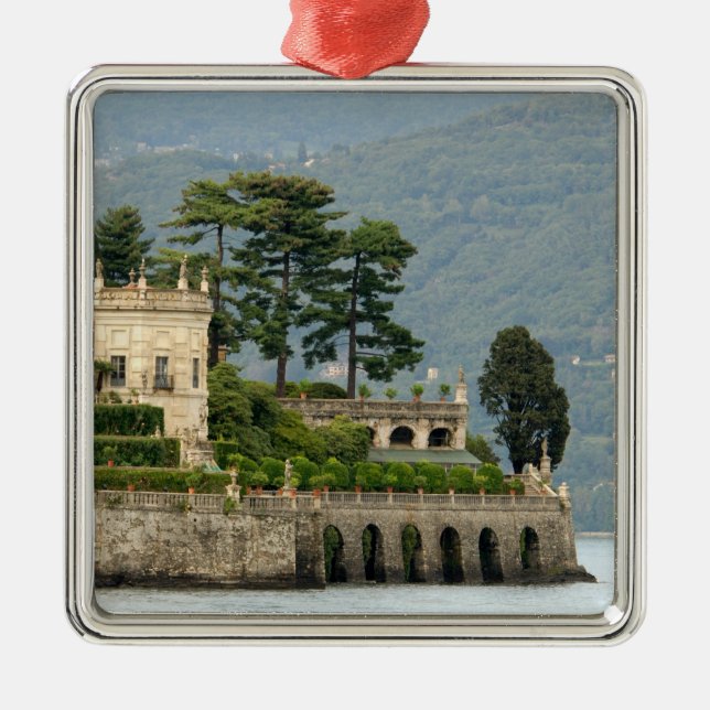 Italien, Stresa, Sjö Maggiore, Isola Bella 2 Julgransprydnad Metall (Framsidan)