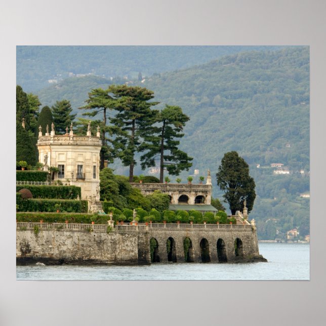 Italien, Stresa, Sjö Maggiore, Isola Bella 2 Poster (Framsidan)