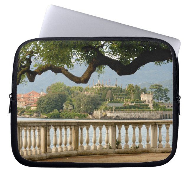 Italien, Stresa, Sjö Maggiore, Isola Bella Laptop Sleeve (Framsidan)