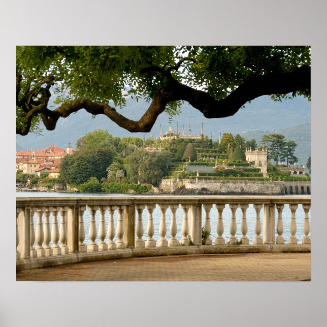 Italien, Stresa, Sjö Maggiore, Isola Bella Poster (Framsidan)