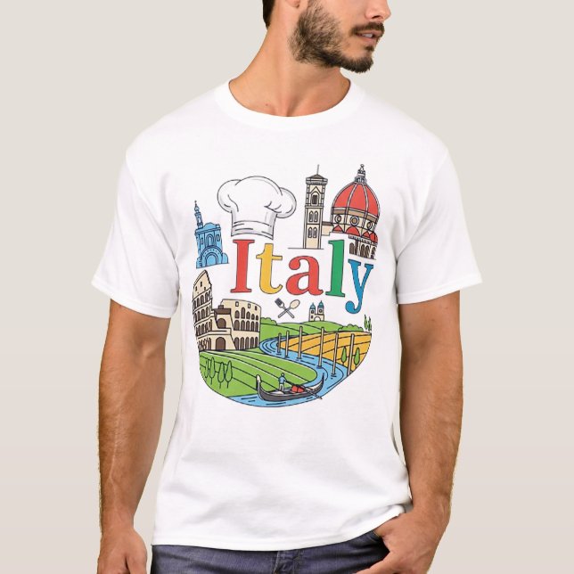 ITALIEN T SHIRT (Framsida)