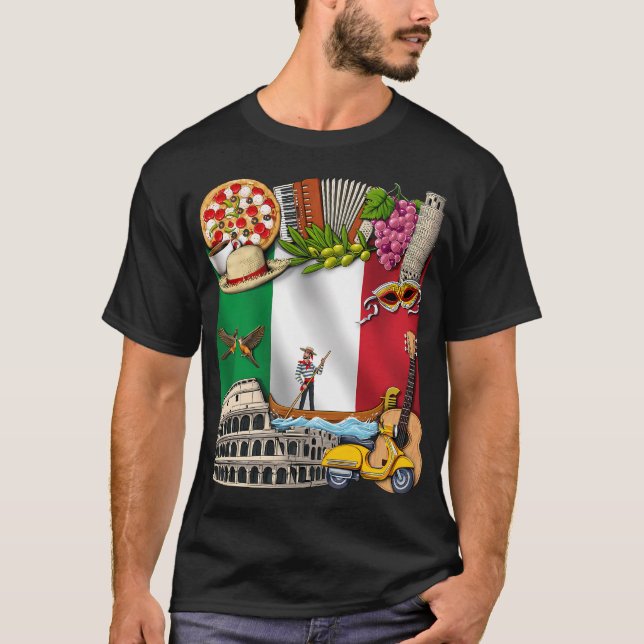 Italien T Shirt (Framsida)