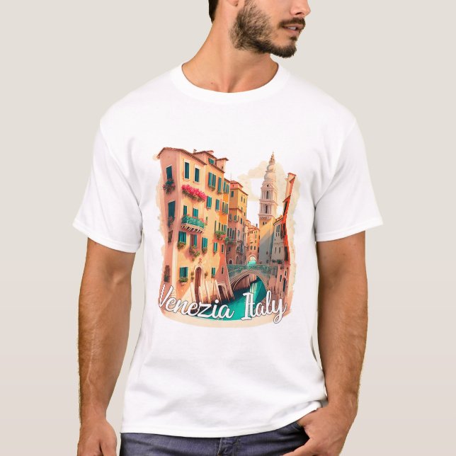 Italien T-shirt Venezia (Framsida)