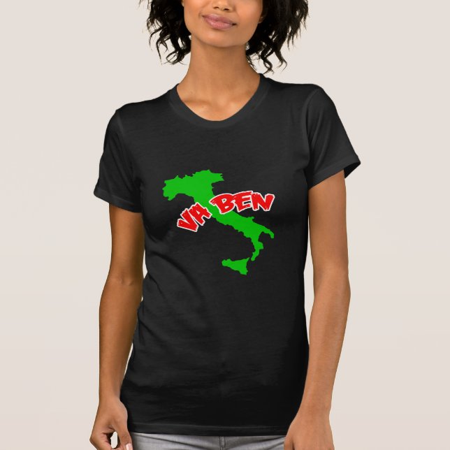 Italien - T-tröja för Va Ben T-shirt (Framsida)