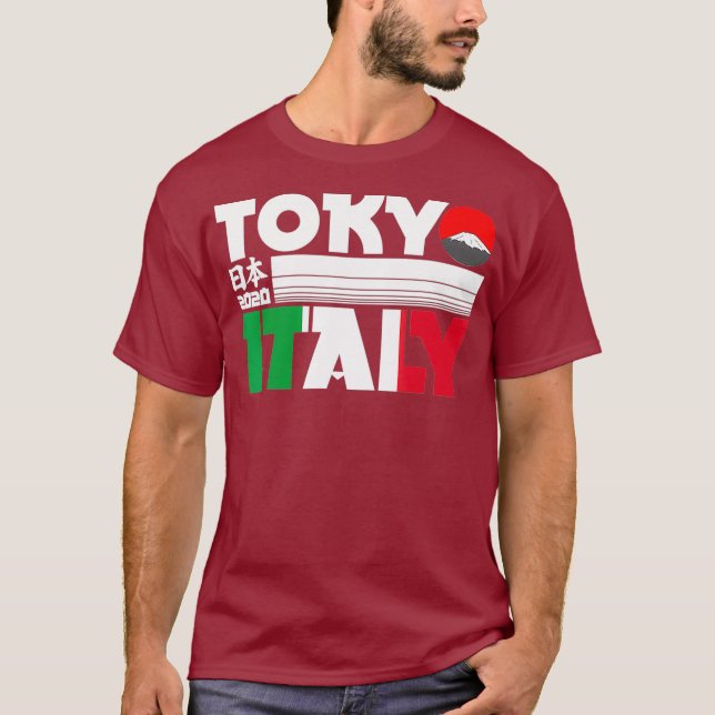 Italien Tokyo World Games 2020 T Shirt (Framsida)
