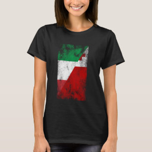 Italien Tonga Flaggor - italienska Tongan T Shirt