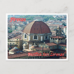Italien - Toscana - Florens - Basilica San Lorenzo Vykort
