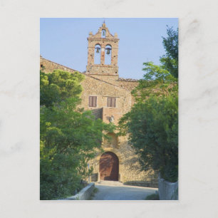 Italien, Toscana, La Foce, Pittoresk kyrka i Vykort