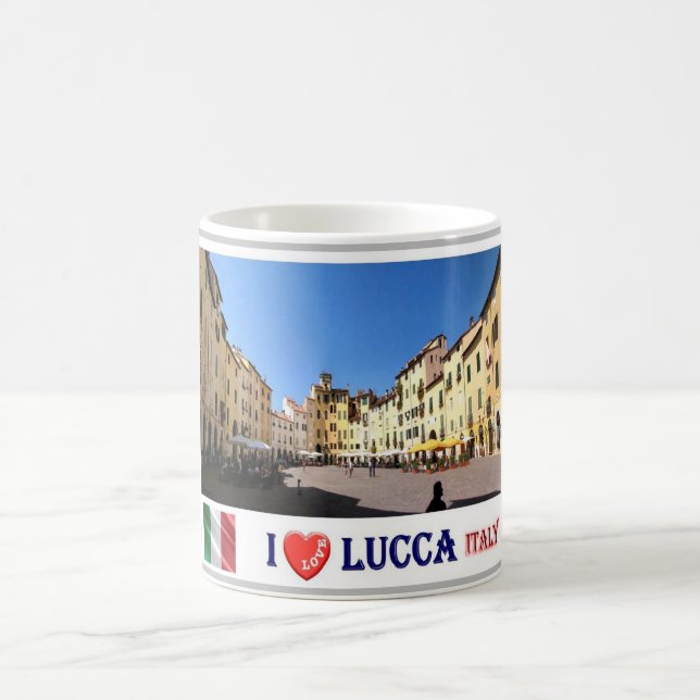 Italien - Toscana - Lucca - I Kärlek - Kaffemugg (Center)