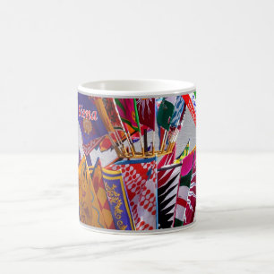 Italien - Toscana - Siena - Flaggorna Palio - Kaffemugg