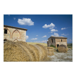 Italien, Toscana, toskansk villa om våren. 2 Fototryck