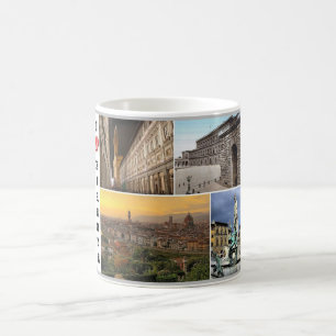 Italien - Toskana - Florens - Mosaic - Kaffemugg