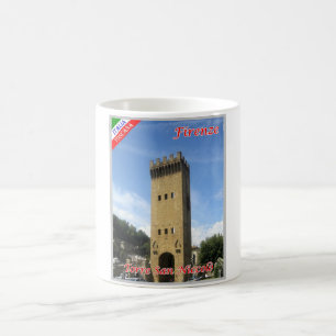 Italien - Toskana - Florens - Torre San Niccolo" - Kaffemugg