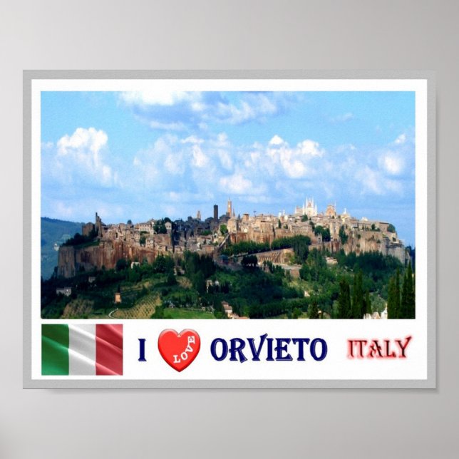 Italien - Toskana - Orvieto - Poster (Framsidan)