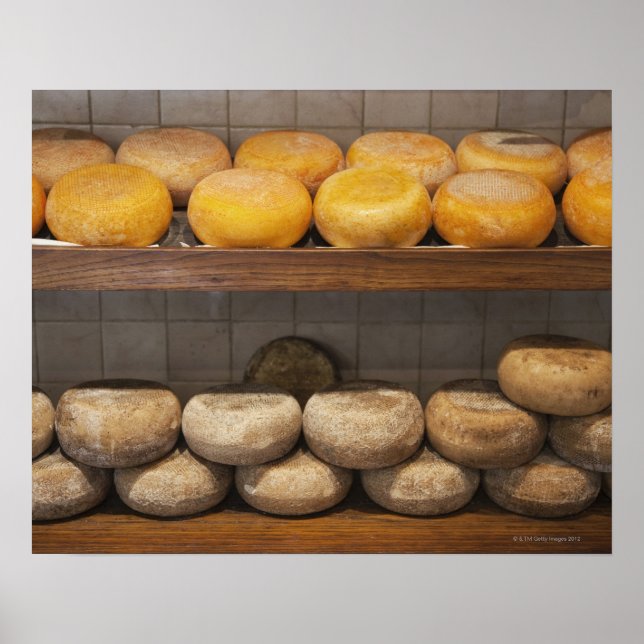 Italien. Toskana. Pienza. 3 Poster (Framsidan)